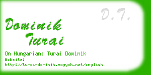 dominik turai business card